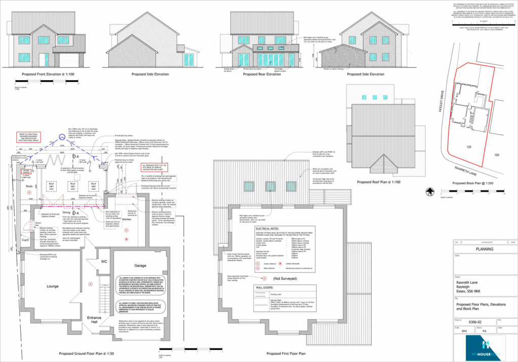 Building Regulations drawings for design and construction works